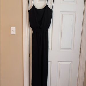 Aritzia Little Moon Black Jumpsuit with Spaghetti Straps